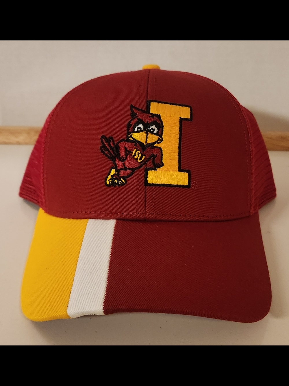 NWT Iowa State Cyclones Colosseum Trucker Hat Brewery 2400 Salesman Sample Cap